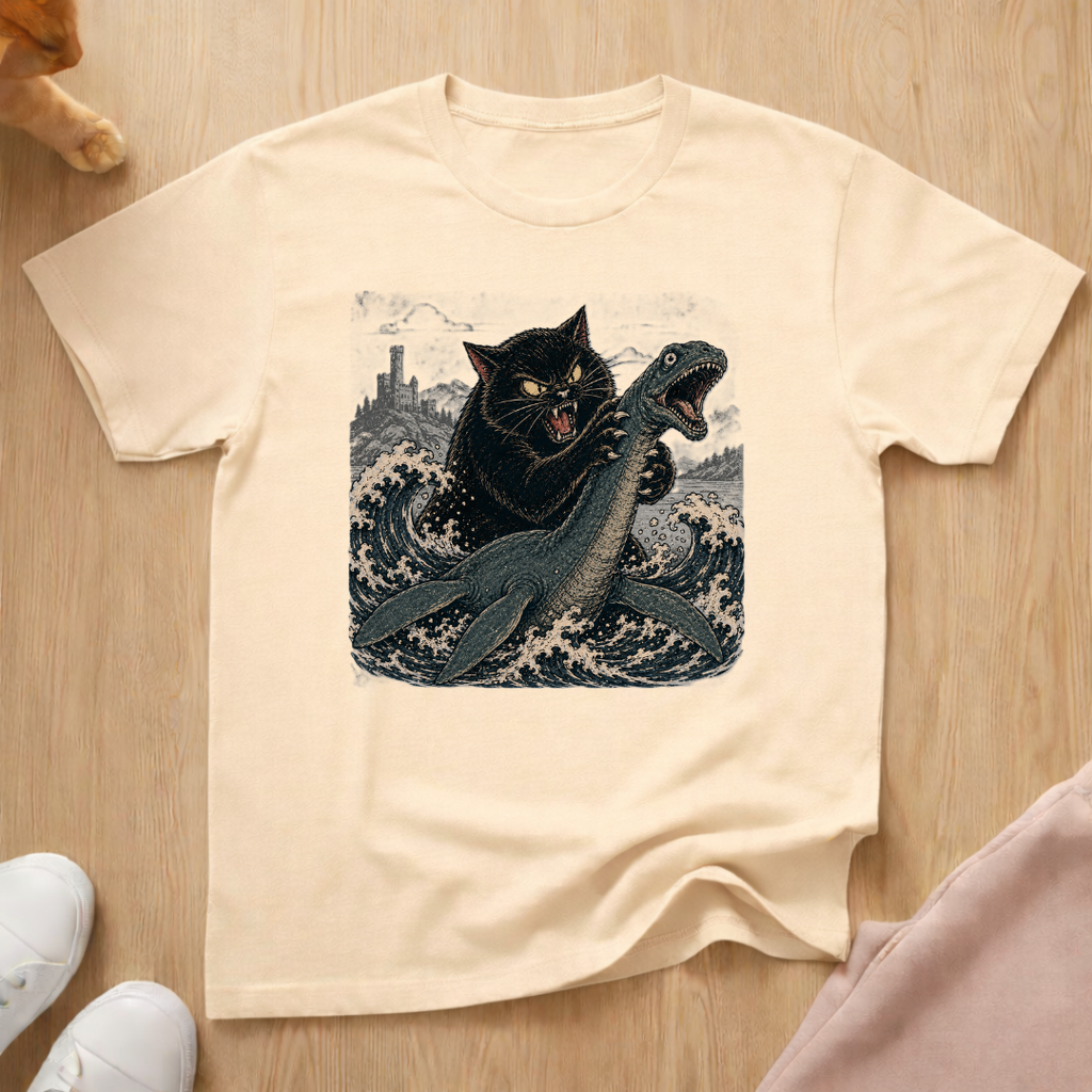 Nessie attack T-shirt