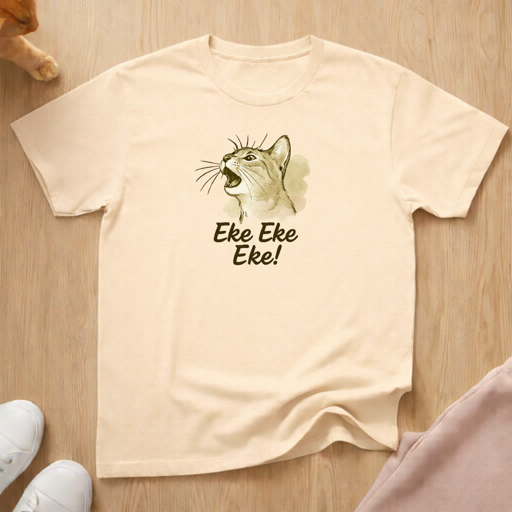 Eke Eke Eke! cat T-shirt
