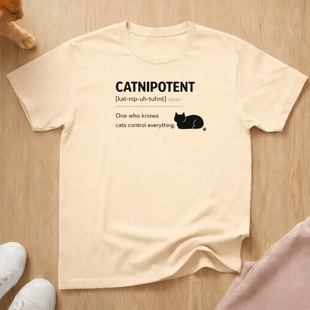 Catnipotent definition T-shirt