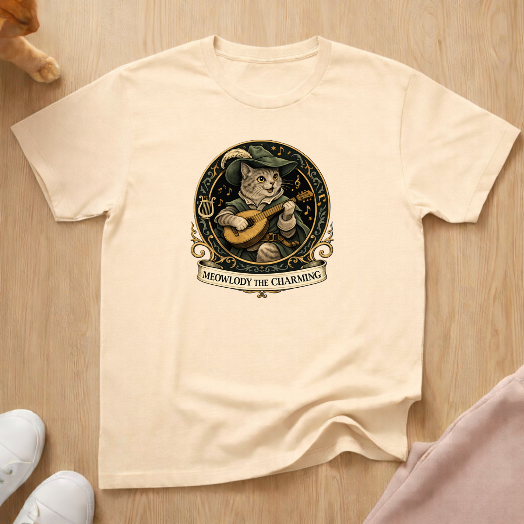 RPG Bard "Meowlody" T-shirt