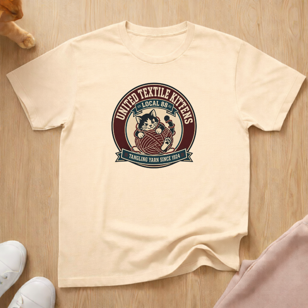 Textile kittens local 88 T-shirt