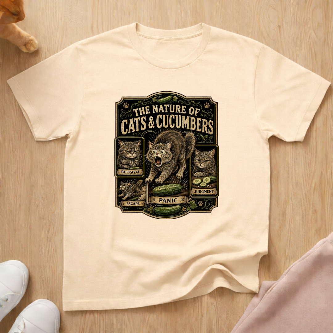 Cats and Cucumbers T-shirt