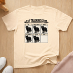 Cat training guide (dark) T-shirt