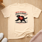 Social distancing support animal T-shirt
