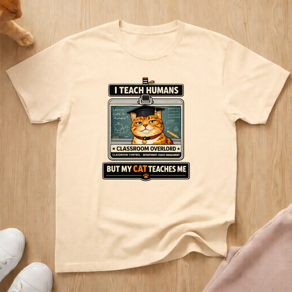 I teach humans T-shirt