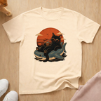 Summertime cat T-shirt