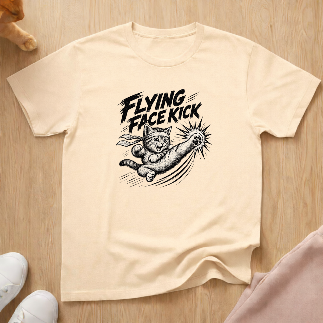 Face kick T-shirt
