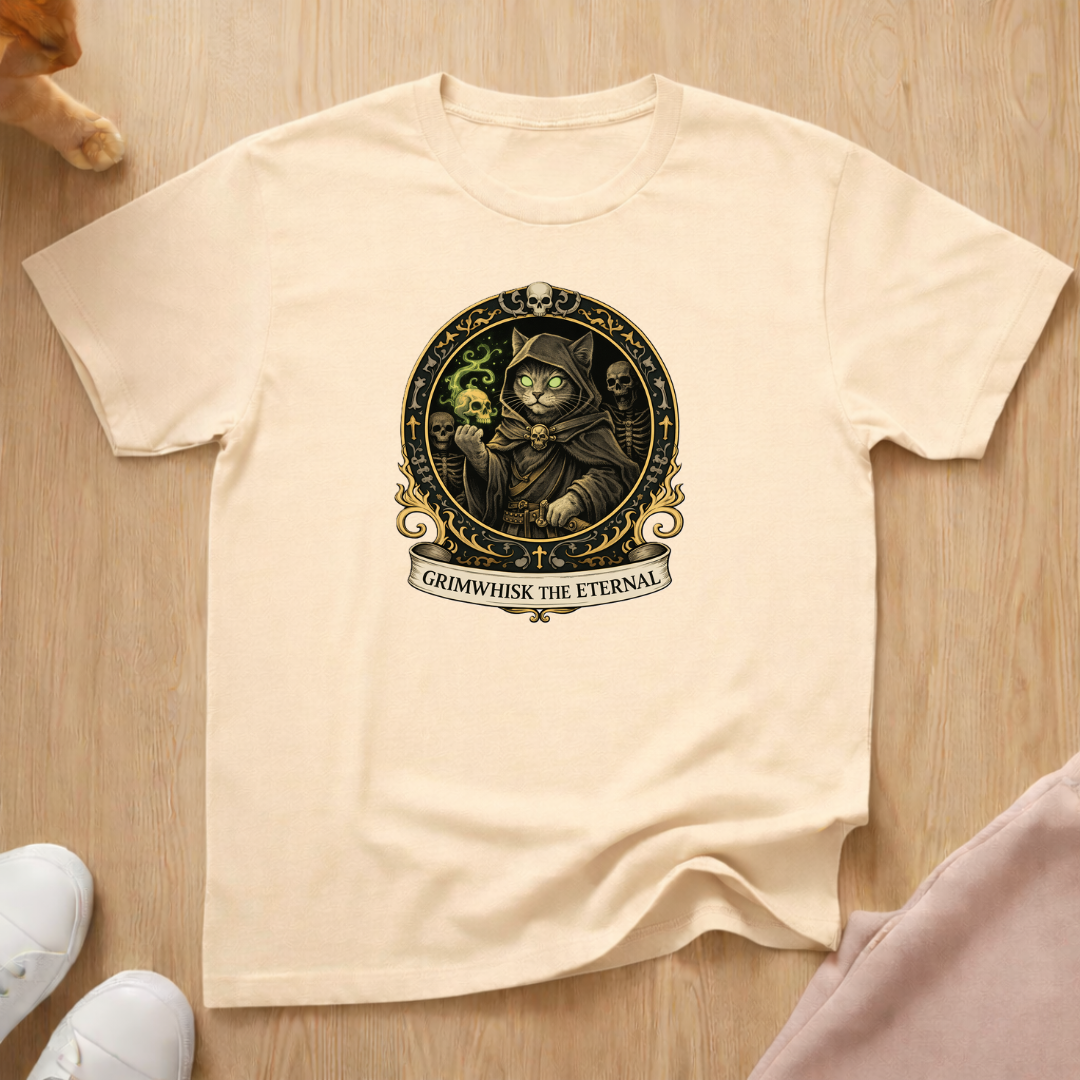 RPG Necromancer "Grimwhisk" T-shirt