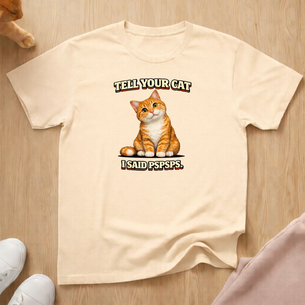 Tell your cat T-shirt