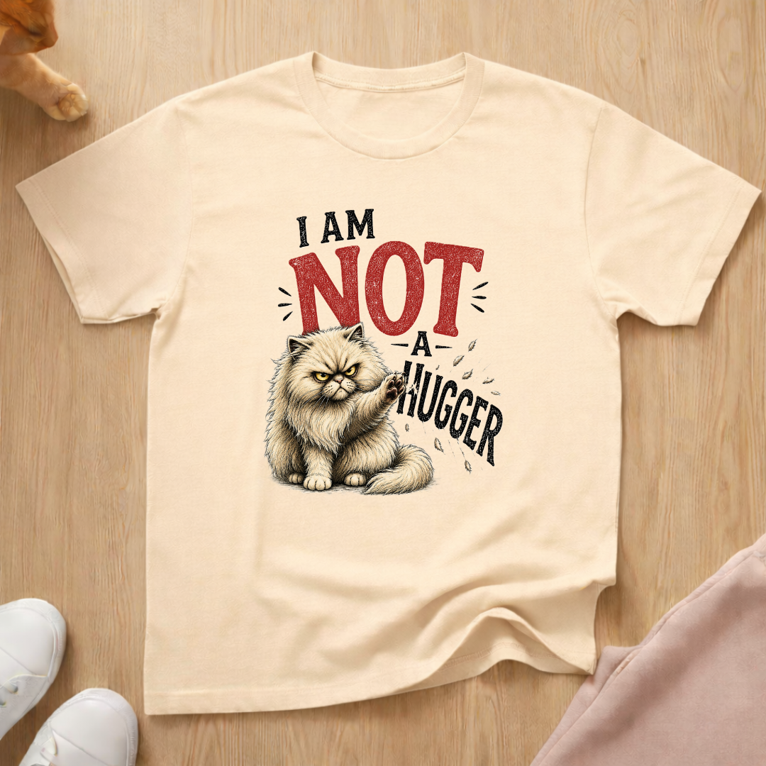 Not a hugger (dark) T-shirt