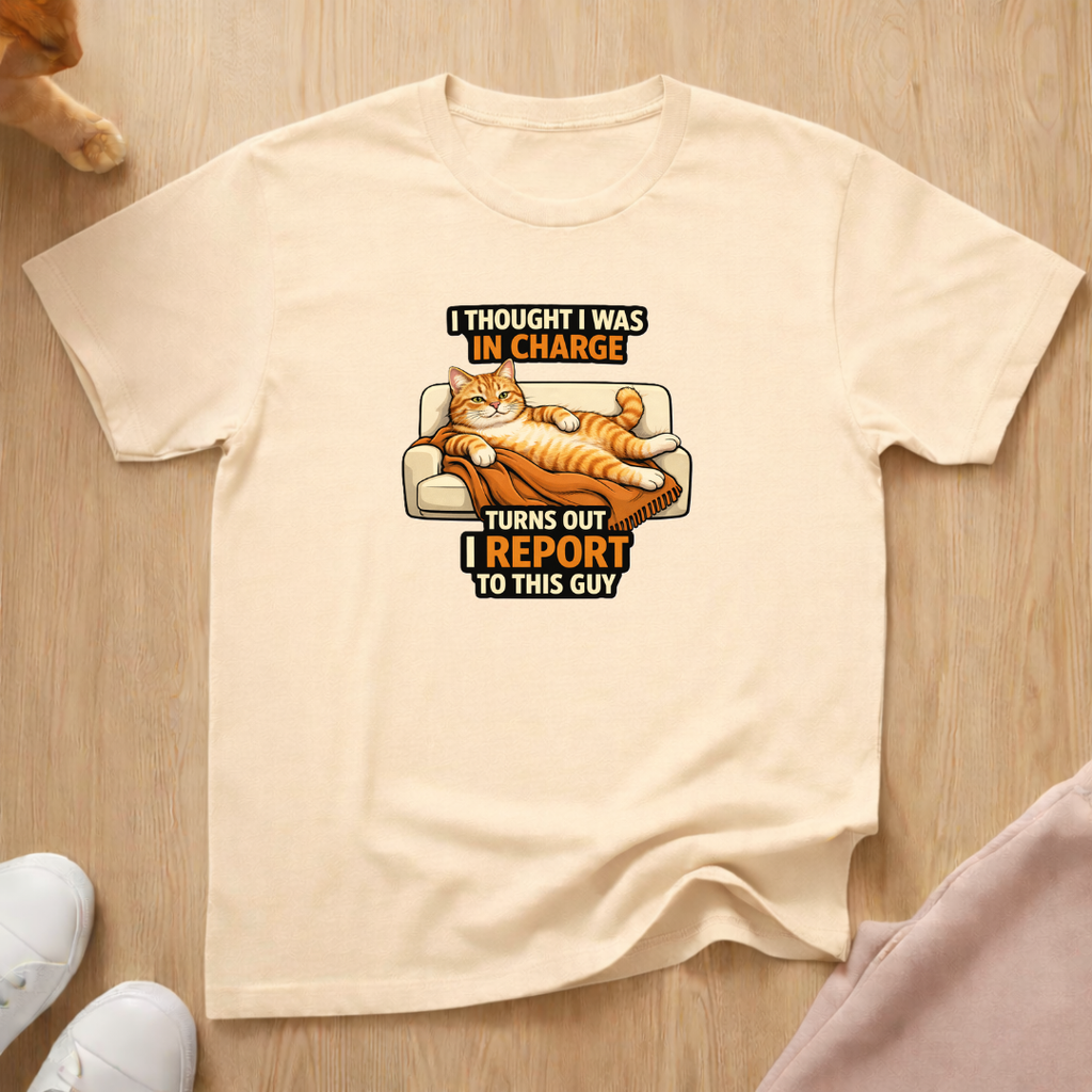 I report to this guy T-shirt