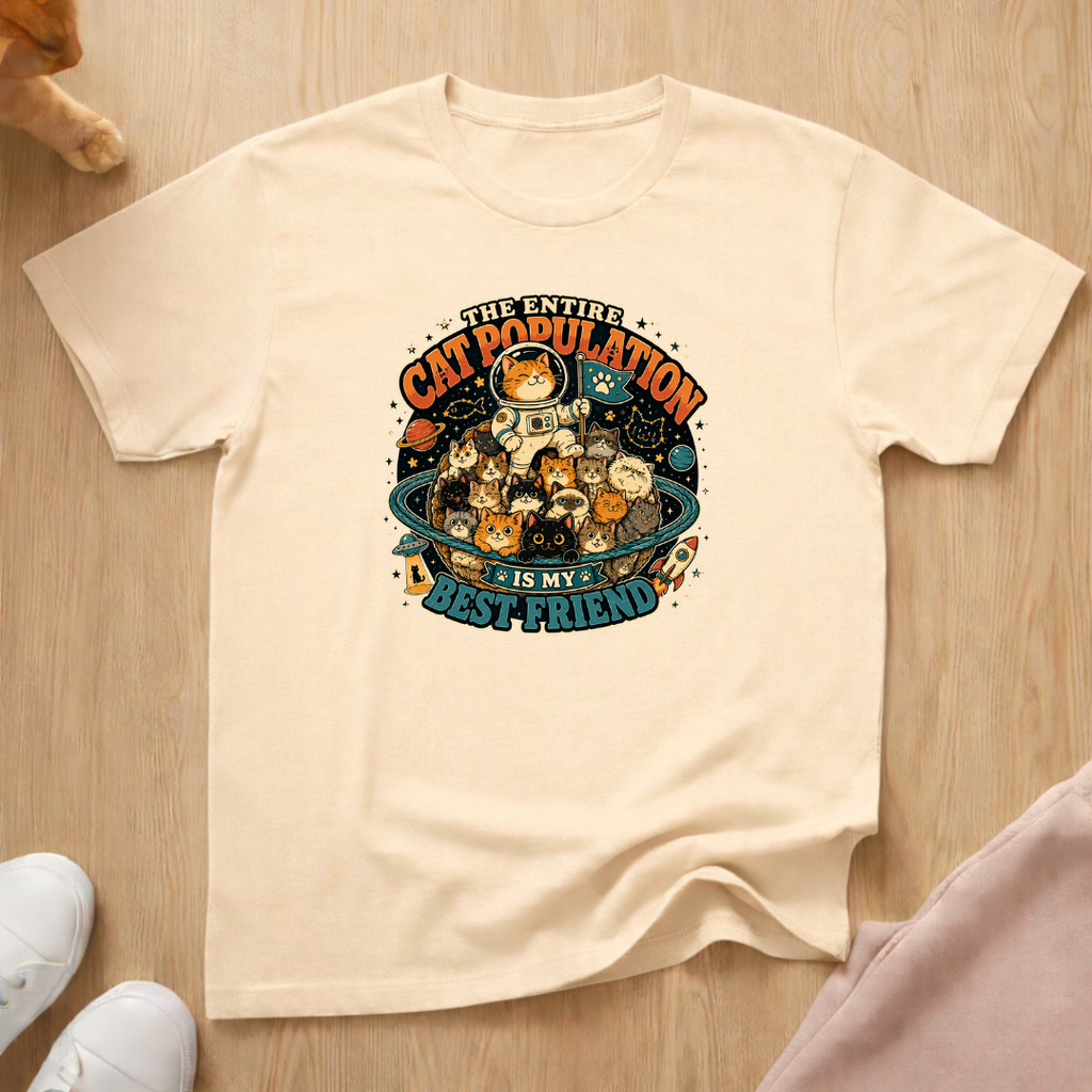My best friend planet T-shirt