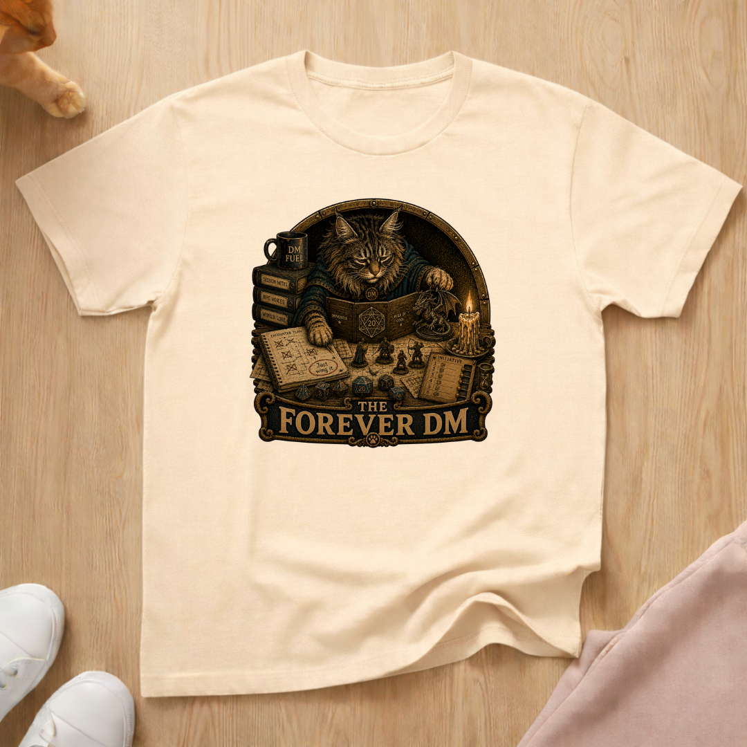 RPG player forever DM T-shirt