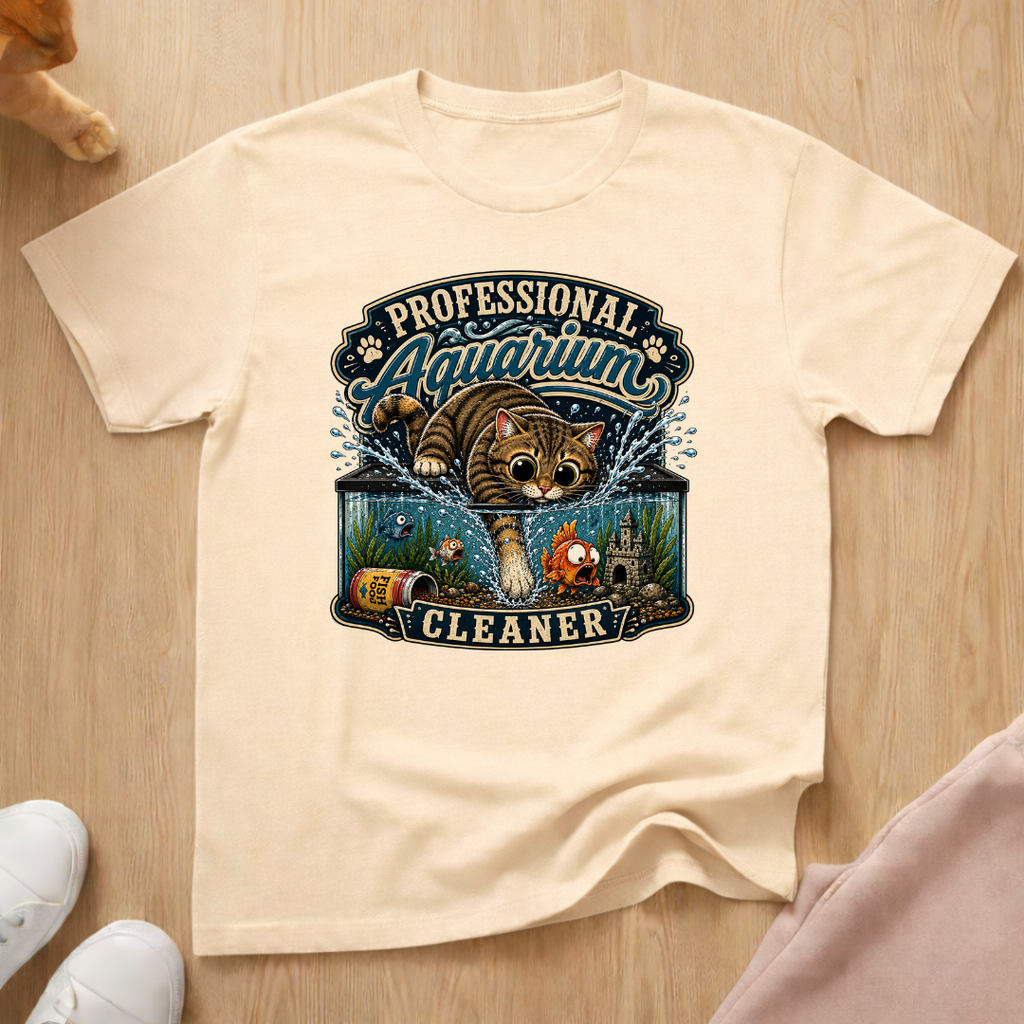 Professional aquarium cleaner T-shirt