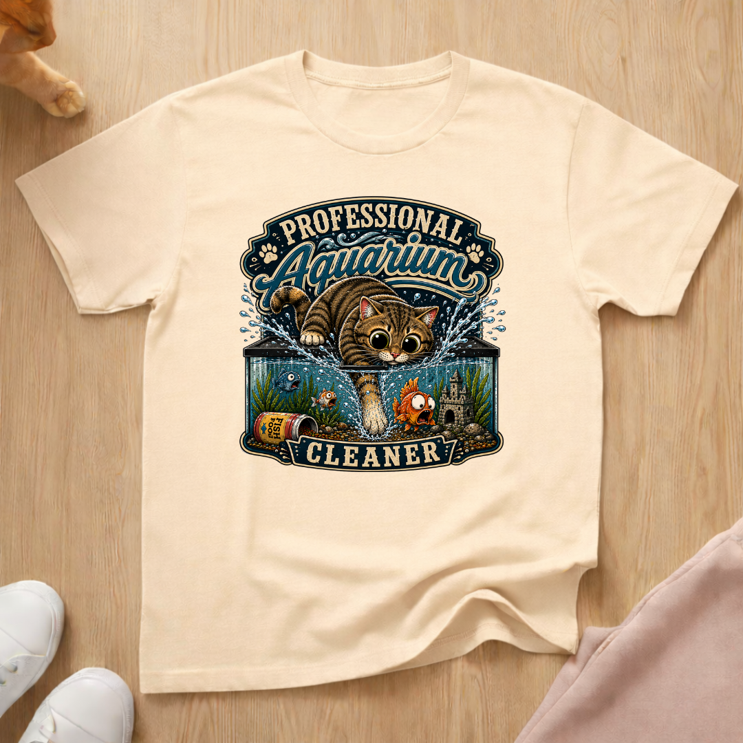 Professional aquarium cleaner T-shirt
