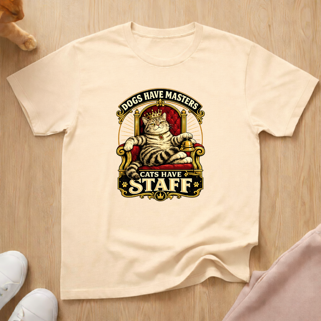 Cats have staff T-shirt