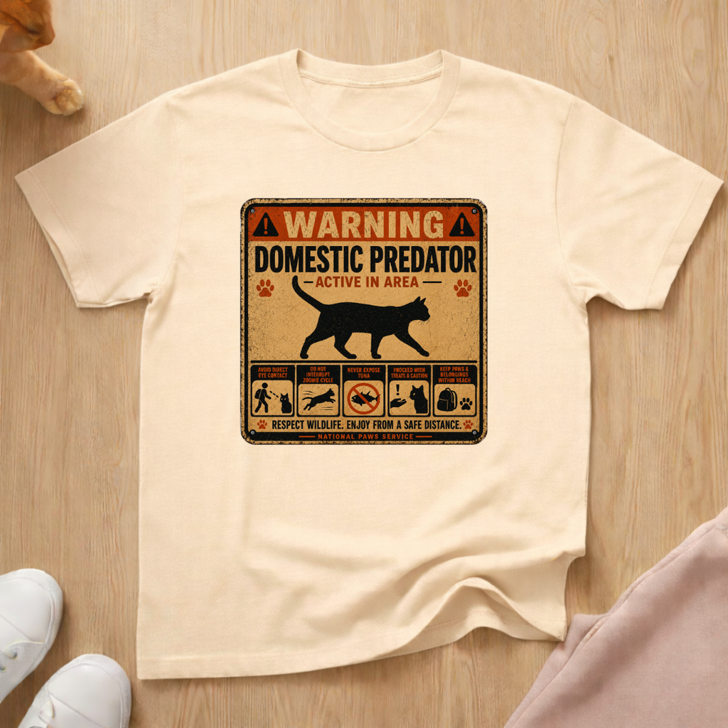 Domestic predator T-shirt