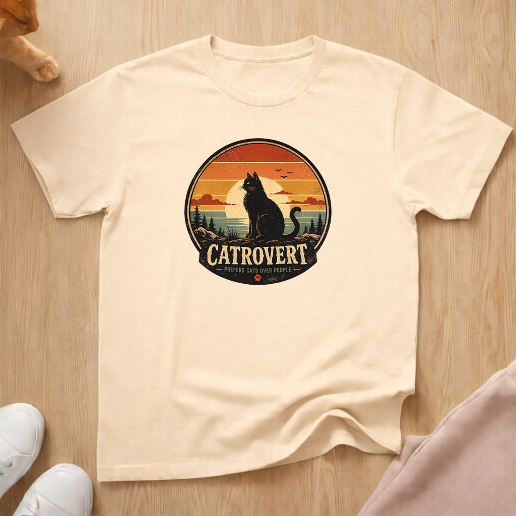 Catrovert retro T-shirt