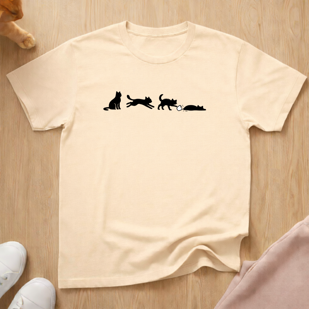 Cat progression 2 T-shirt