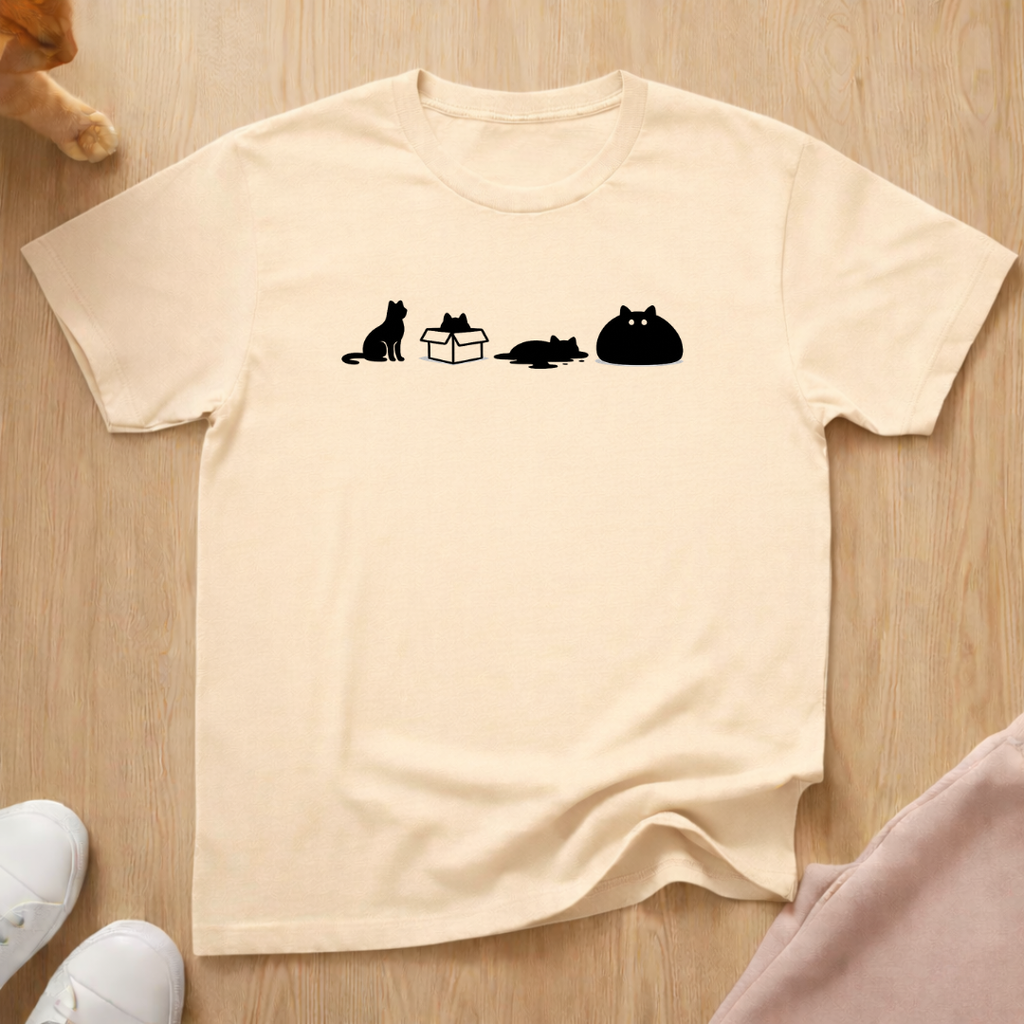 Cat progression T-shirt