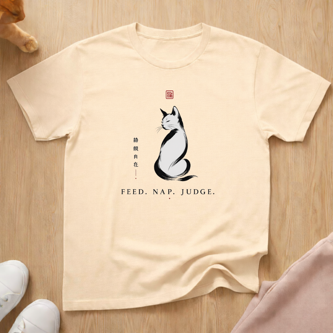 Feed nap judge T-shirt