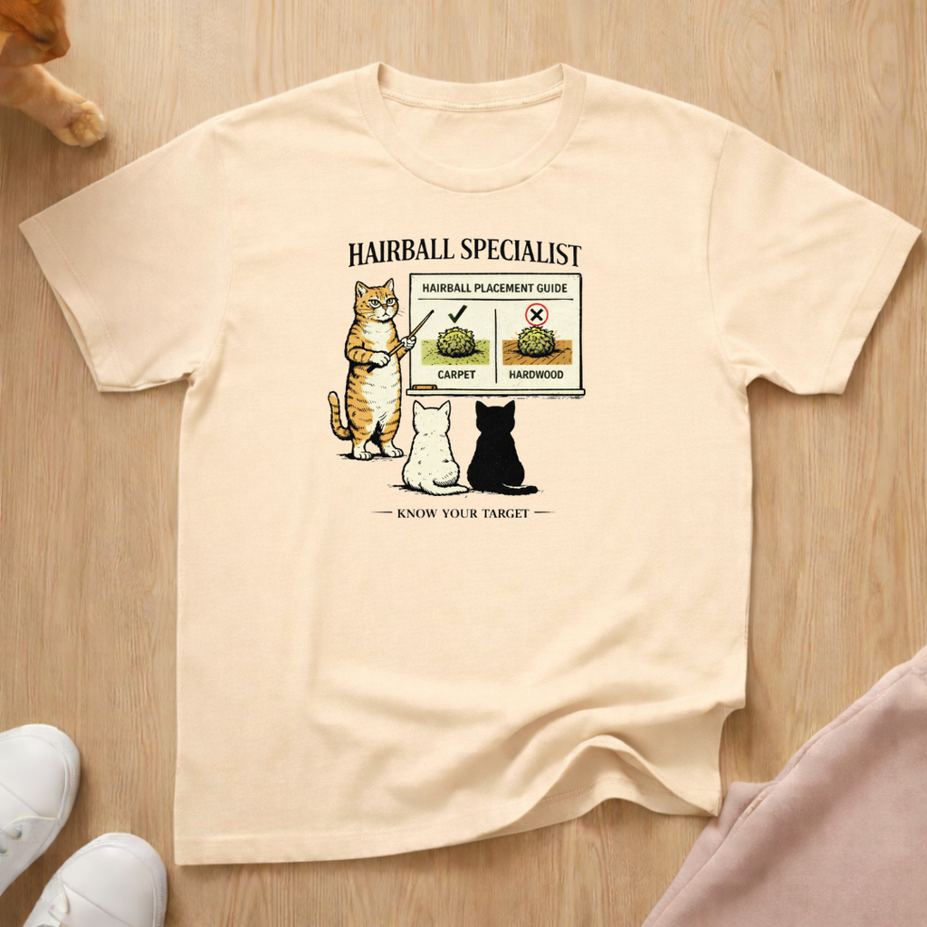 Hairball specialist T-shirt