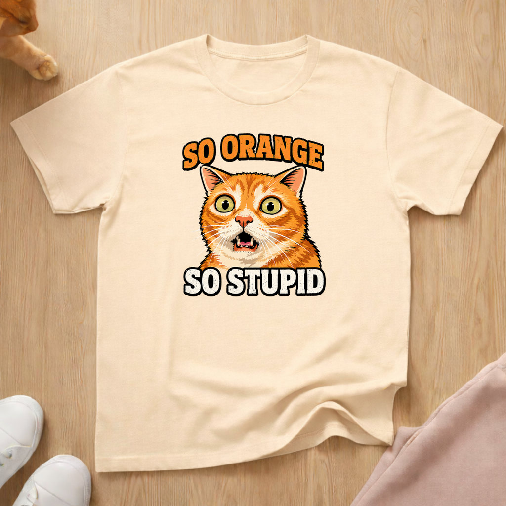 So orange T-shirt