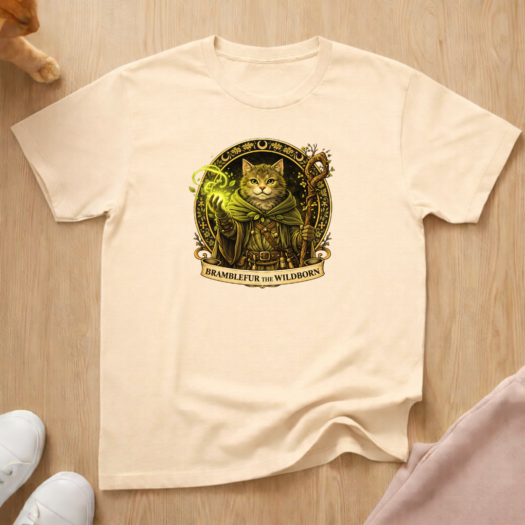 RPG Druid "Bramblethorn" T-shirt