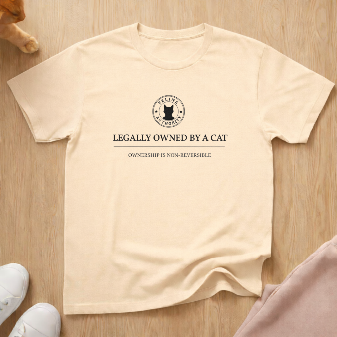 Legally Owned by Cat T-shirt