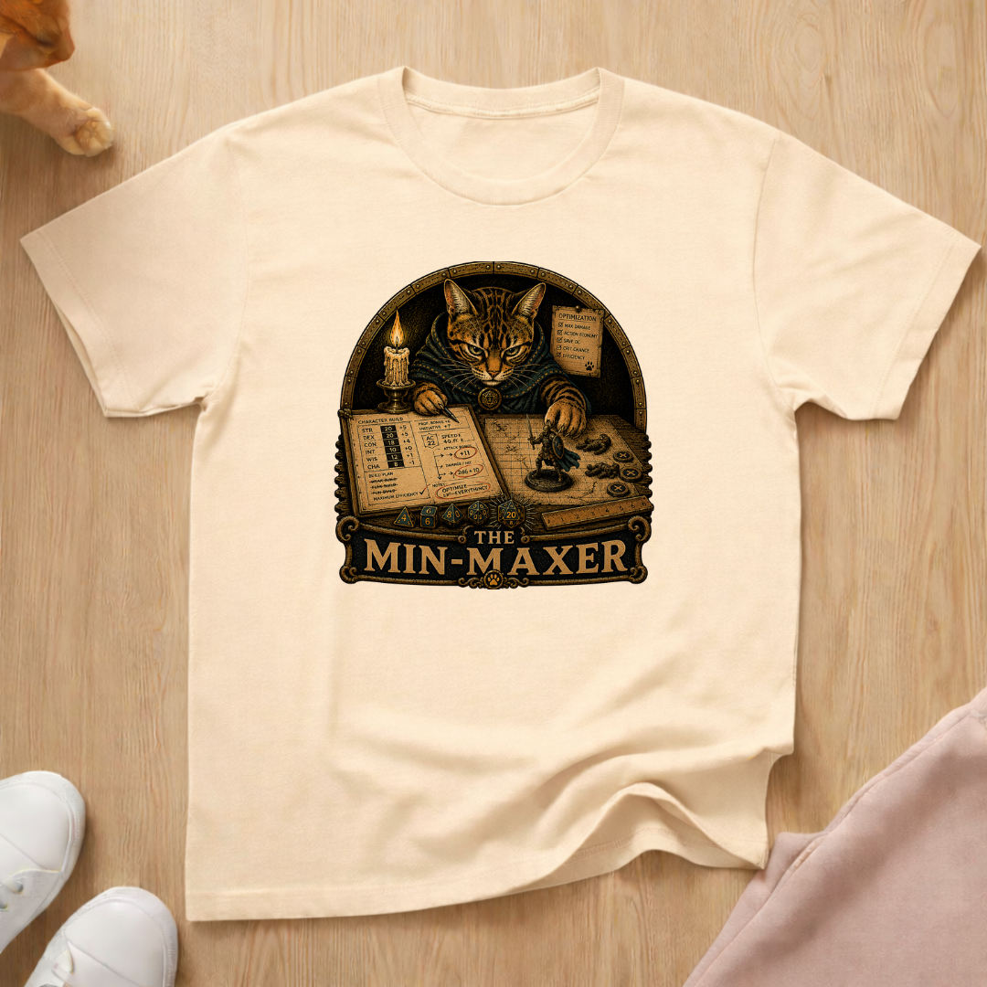 RPG player min-maxer T-shirt