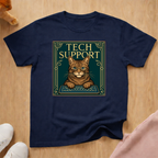 Tech Support Cat T-Shirt