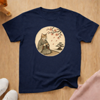 Cat with tea T-shirt