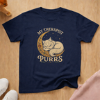 My therapist purrs (light) T-shirt