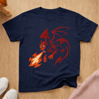 Dragon cat flame cat T-shirt