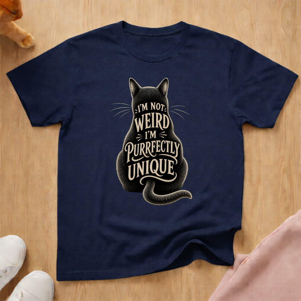 Purrfectly unique (light) T-shirt