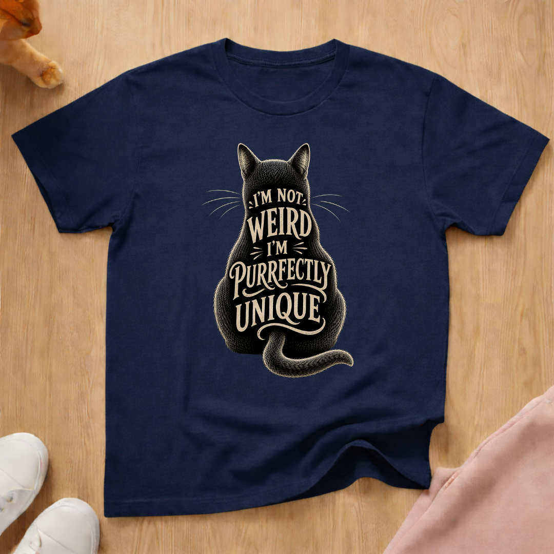 Purrfectly unique (light) T-shirt