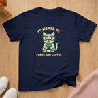 Powered by cat T-shirt