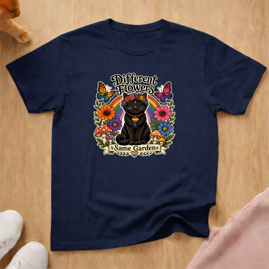 Different flowers T-shirt