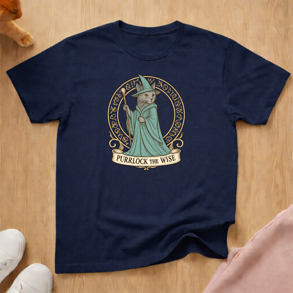 Purrlock 2 cat T-shirt