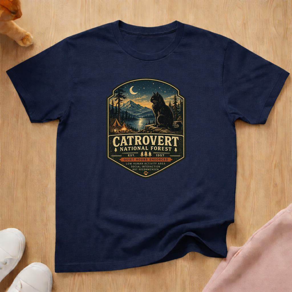 Catrovert national forest T-shirt