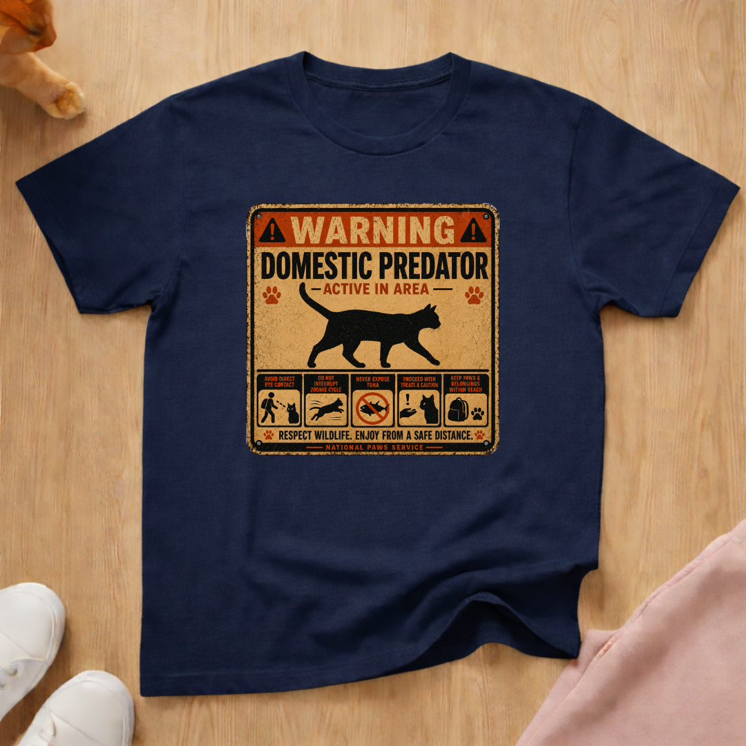 Domestic predator T-shirt