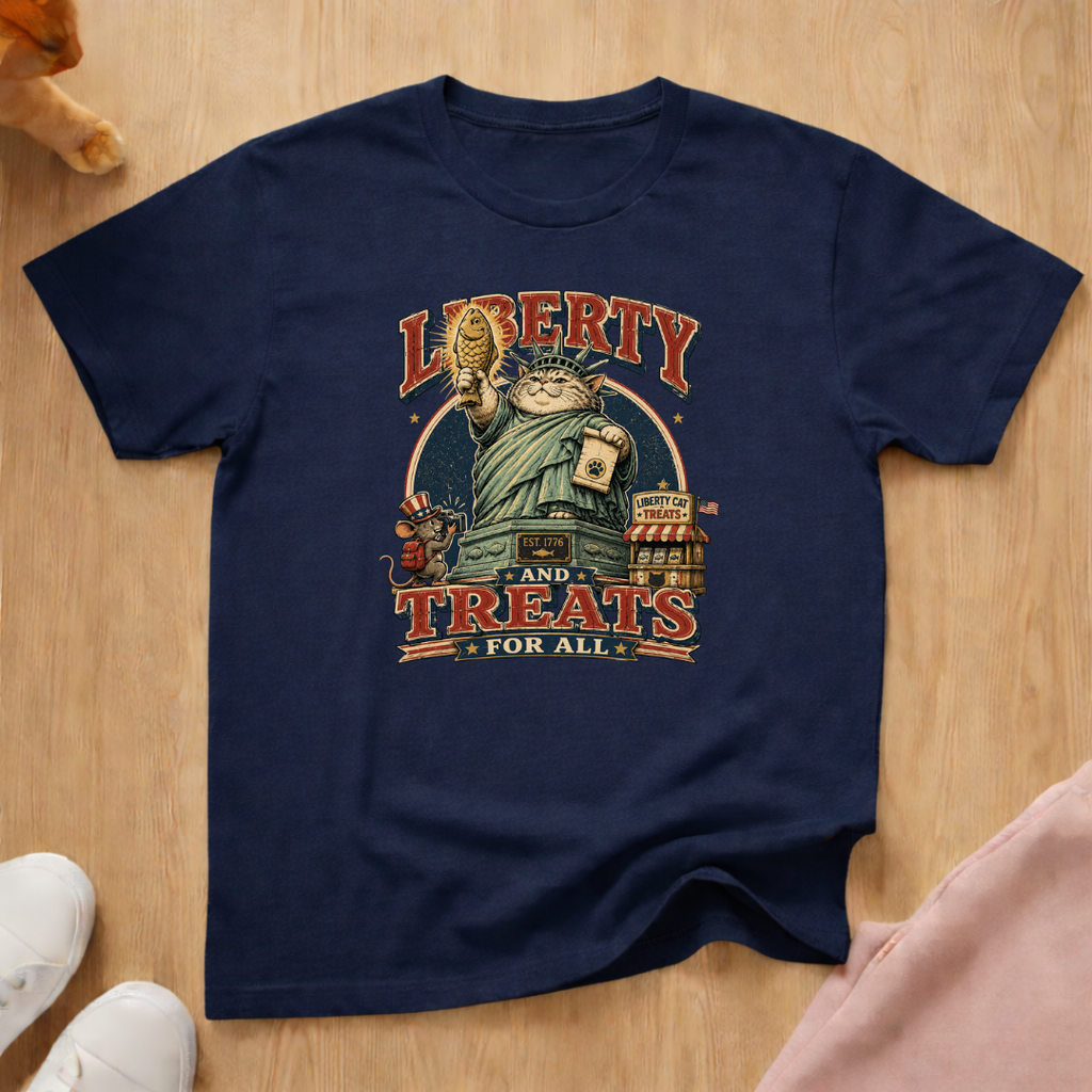 Liberty and treats T-shirt