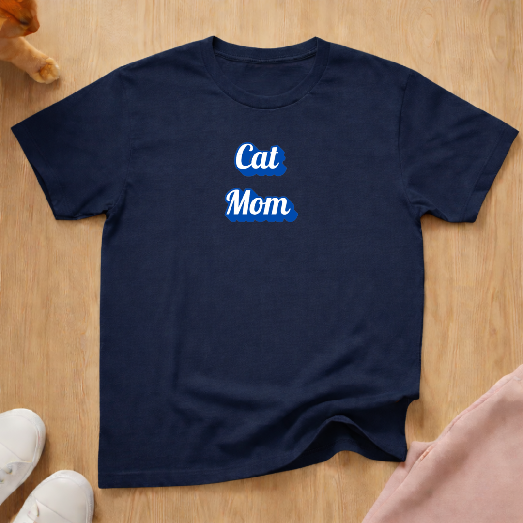 Cat Mom 2 cat T-shirt
