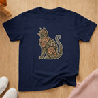 Floral silhouette 3 cat T-shirt