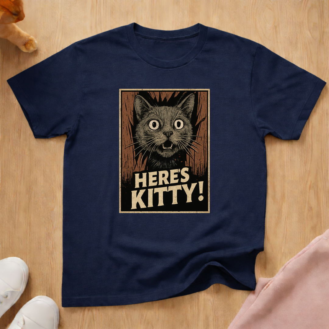 Here's Kitty cat T-shirt