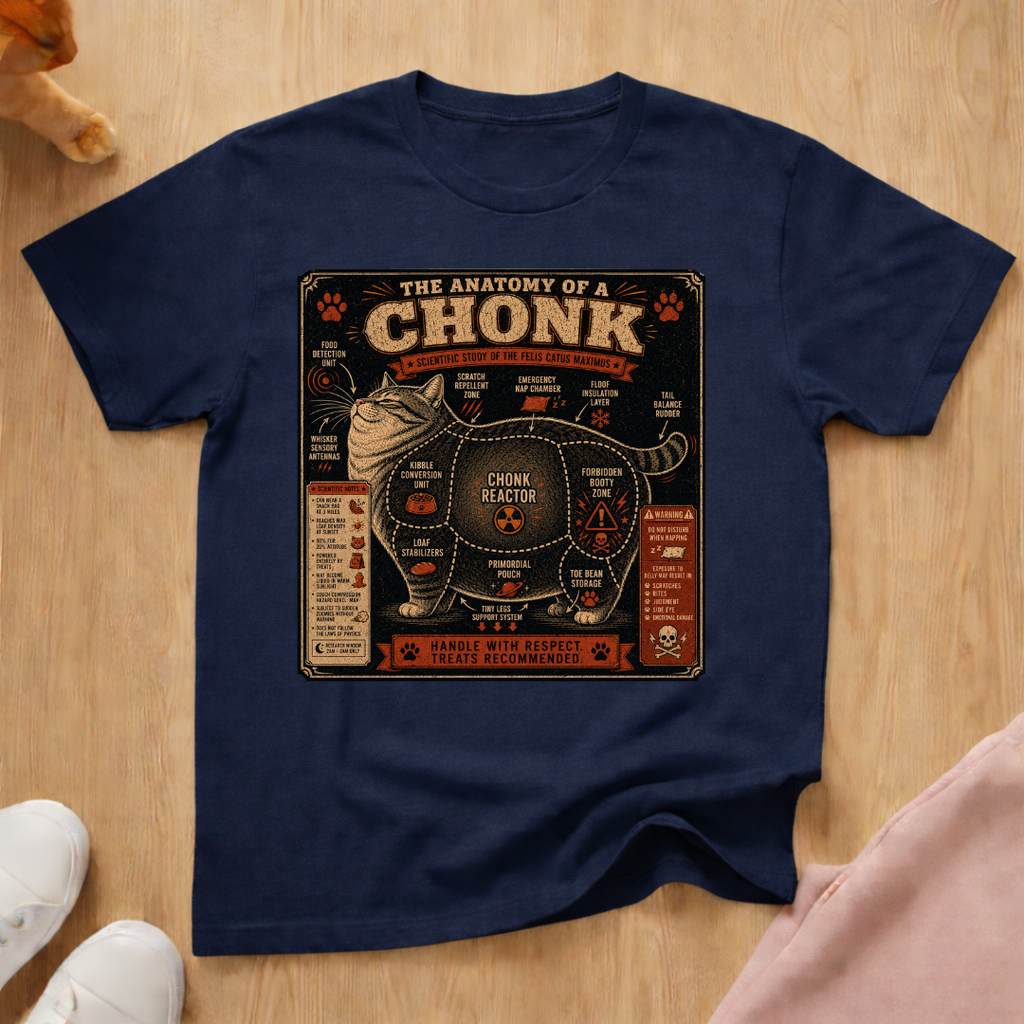 Anatomy of a chonk T-shirt