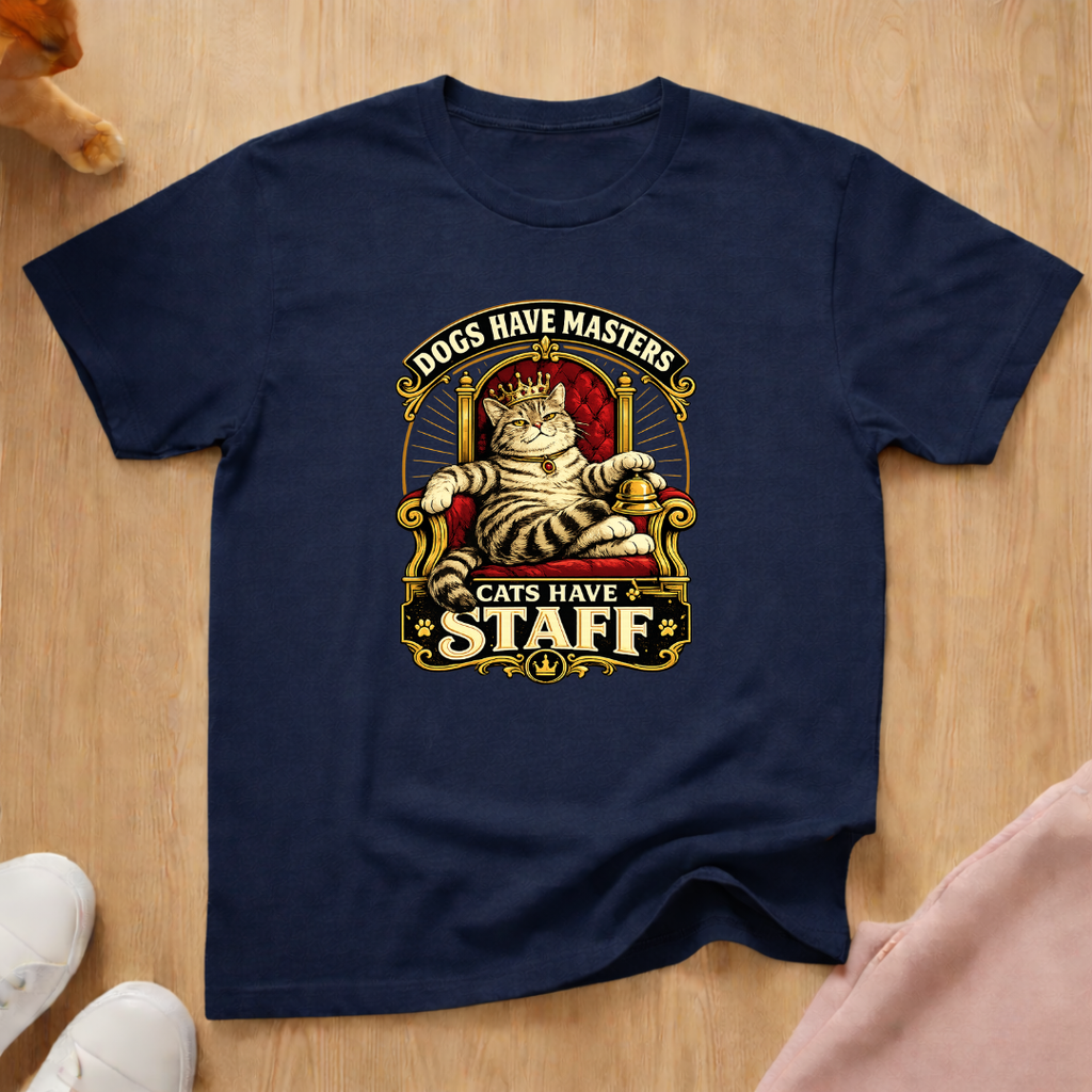 Cats have staff T-shirt