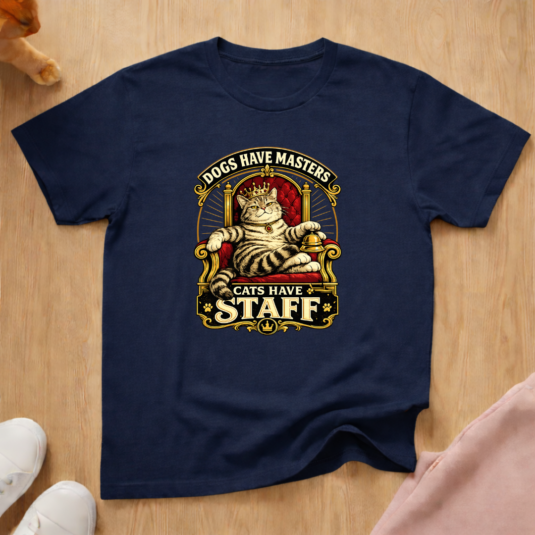 Cats have staff T-shirt