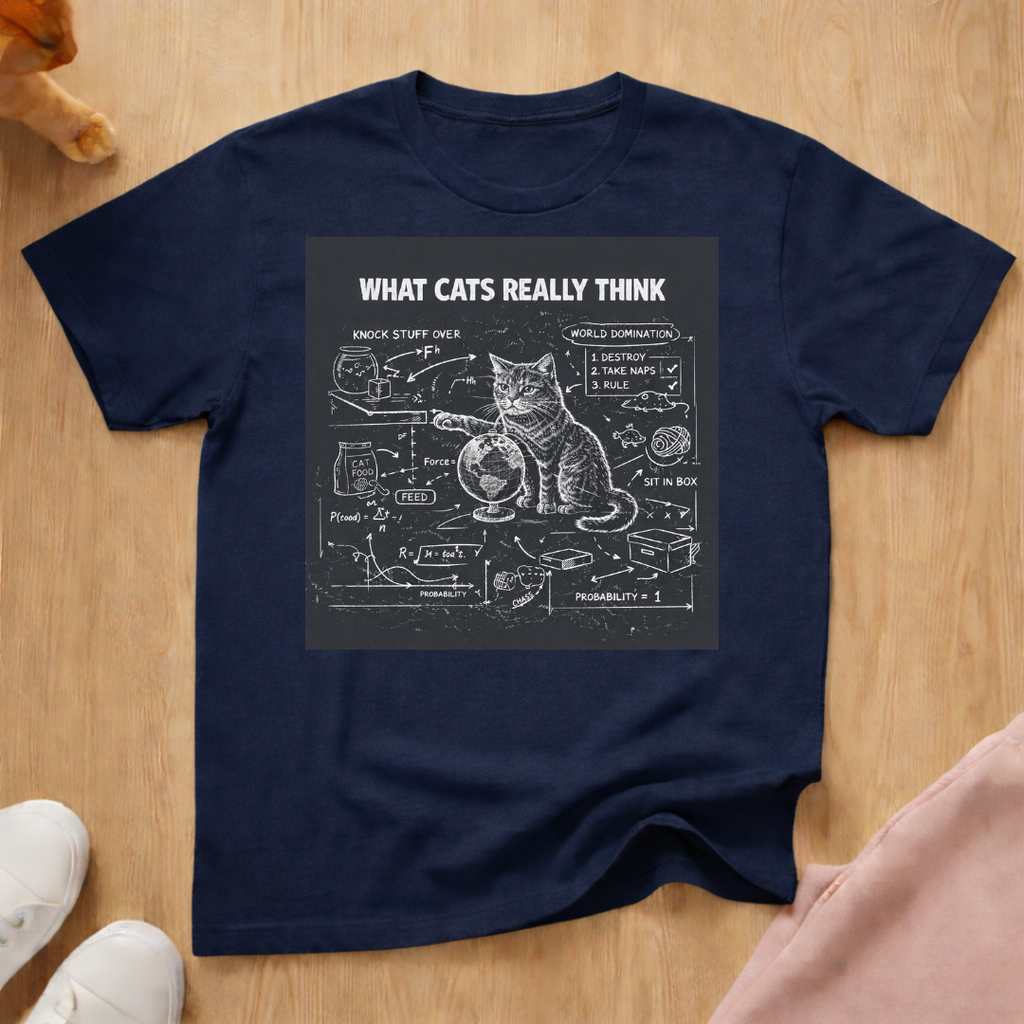 What cats really think T-shirt