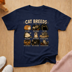 Cat breeds T-shirt